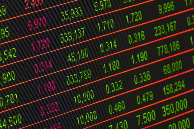 stock exchange market board