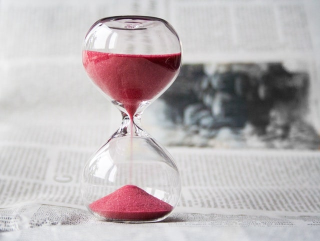 Hour Glass Red Sand