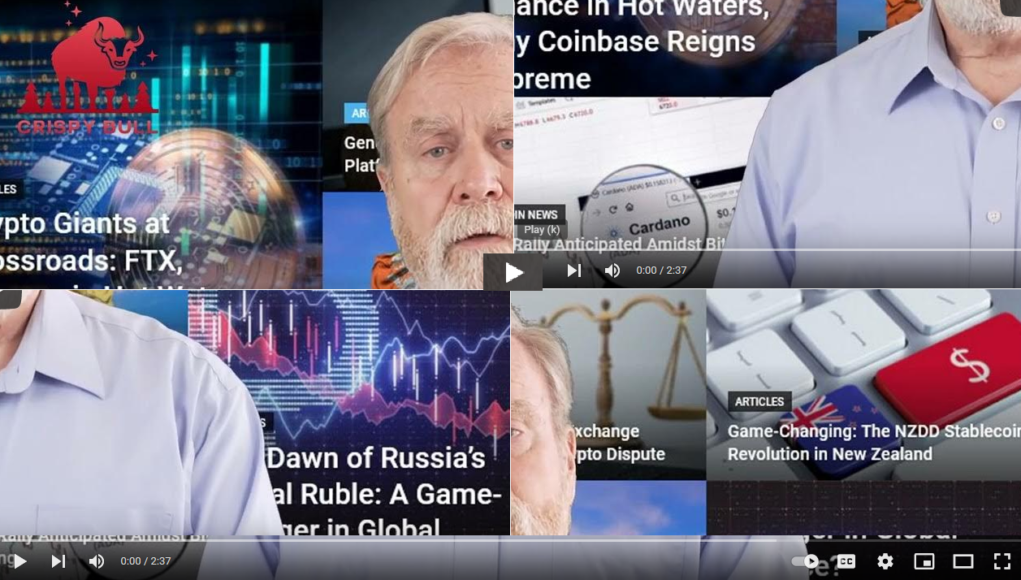 CrispyBull Crypto News Video Post Cover Image