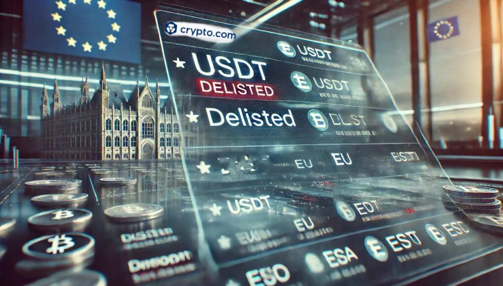 Crypto.com delists USDT in Europe as MiCA regulations tighten