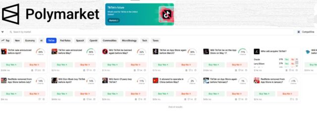 Decentralized prediction market Polymarket faces backlash over a TikTok ban bet resolution