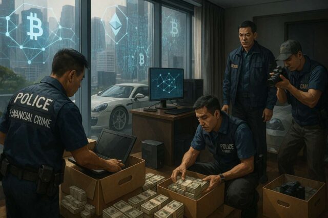 Hong Kong cracks down on crypto money laundering syndicate.