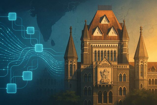 Court Ruling Against WazirX Puts Spotlight on Zensui’s Global Legal Exposure Bombay High Court illustration symbolizing the WazirX CoinSwitch court ruling and Zensui’s global legal exposure across India and Singapore.