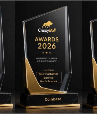 CrispyBull Awards 2026 recognizing Bitso, Coinbase and Circle as regional winners for crypto exchange, customer service and digital finance innovation.